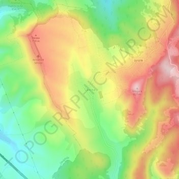 Sălicea topographic map, elevation, terrain