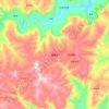 Ewu topographic map, elevation, terrain
