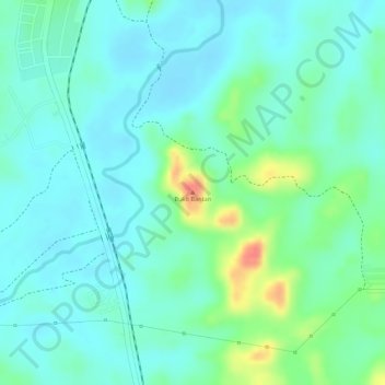 Bukit Bantan topographic map, elevation, terrain