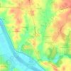 Goochland topographic map, elevation, terrain