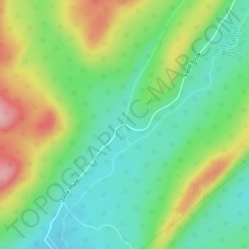 Le Deux-Milles topographic map, elevation, terrain