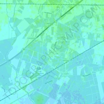 Lison topographic map, elevation, terrain