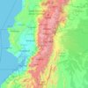 Chimborazo topographic map, elevation, terrain