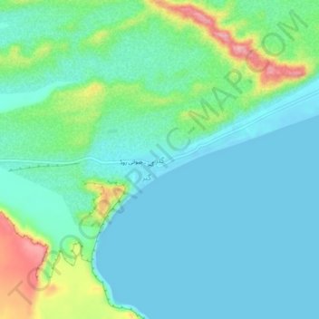 Ganz topographic map, elevation, terrain