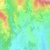 Galliano topographic map, elevation, terrain