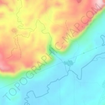 Chute Vampa topographic map, elevation, terrain