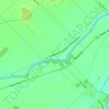 North Georgetown topographic map, elevation, terrain