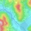 Purasca Superiore topographic map, elevation, terrain