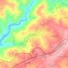 Papízios topographic map, elevation, terrain