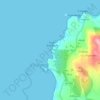 Viascón topographic map, elevation, terrain