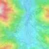 Gêtre topographic map, elevation, terrain