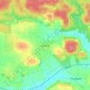 Kasing topographic map, elevation, terrain