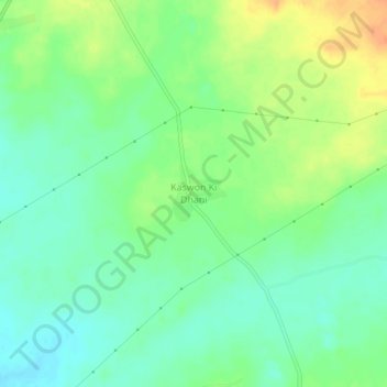Kaswon Ki Dhani topographic map, elevation, terrain
