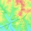 Ashaiman topographic map, elevation, terrain