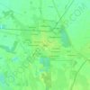 Gyula topographic map, elevation, terrain