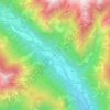 Ru topographic map, elevation, terrain