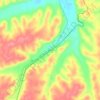 Aetna topographic map, elevation, terrain