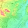 Spata topographic map, elevation, terrain