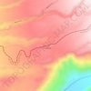 Central topographic map, elevation, terrain
