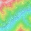 Boretta topographic map, elevation, terrain