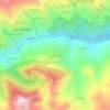 Boudjouada topographic map, elevation, terrain