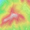 Poncione d'Arzo topographic map, elevation, terrain