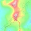 Emerald Peak topographic map, elevation, terrain