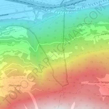 Ifil topographic map, elevation, terrain
