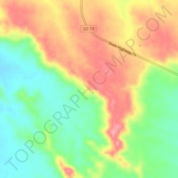 Kodak Point topographic map, elevation, terrain