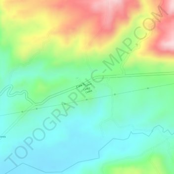 GABRIEL LOPEZ topographic map, elevation, terrain