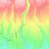 Kubu topographic map, elevation, terrain