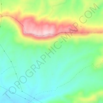 Pelinche topographic map, elevation, terrain