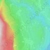 Flavon topographic map, elevation, terrain