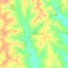 Echo topographic map, elevation, terrain