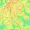Kirkwood topographic map, elevation, terrain