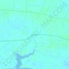 Haslin Corner topographic map, elevation, terrain