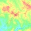 Nitte topographic map, elevation, terrain