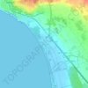 Baia Verde topographic map, elevation, terrain