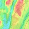 Lincoln topographic map, elevation, terrain