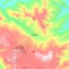 烂泥箐乡 topographic map, elevation, terrain