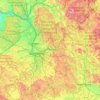 Nürnberger Land topographic map, elevation, terrain