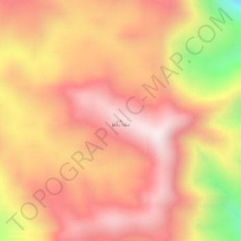 Bulu Taba topographic map, elevation, terrain