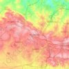 Roodepoort topographic map, elevation, terrain