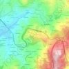 O Arieiro topographic map, elevation, terrain