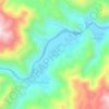 Tipuani topographic map, elevation, terrain