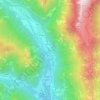 Bruschi topographic map, elevation, terrain