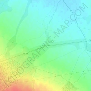 Borzont topographic map, elevation, terrain