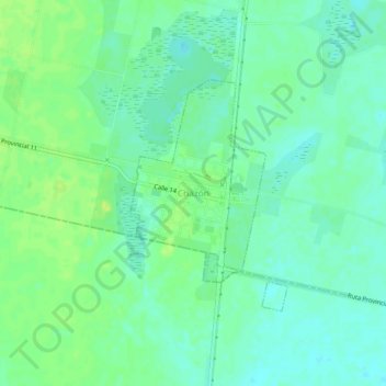 Chazón topographic map, elevation, terrain