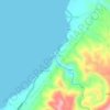 Matutinao topographic map, elevation, terrain