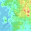 Västra Hagen topographic map, elevation, terrain